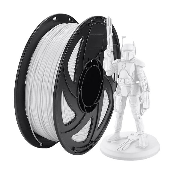 Filamento Pla De 1,75 Mm, Precisión Dimensional De +/- 0,02 Blanco