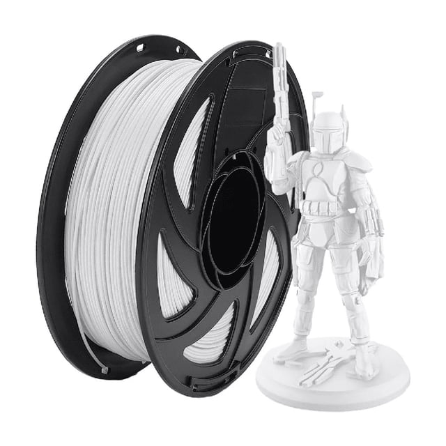 Filamento Pla De 1,75 Mm, Precisión Dimensional De +/- 0,02 Blanco