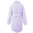 thumbnail image 2 of BC BARE COTTON Bare Cotton Kids Microfiber Fleece Shawl Robe - Girls - Lavender - Large, 2 of 2