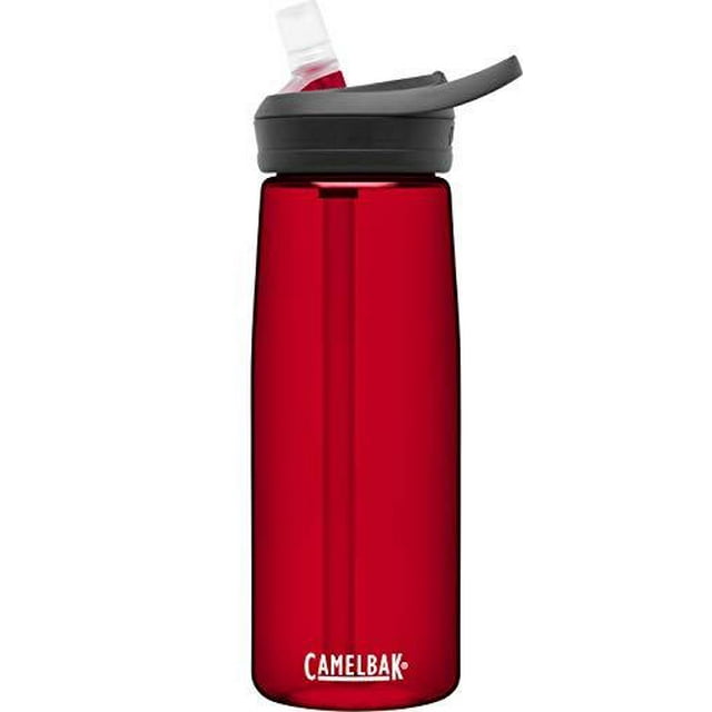 Eddy+ Bouteille d'Eau avec Paille 25oz, Cardinal