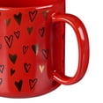 thumbnail image 5 of Way to Celebrate Red Mug Gold with Hearts, 5 of 5