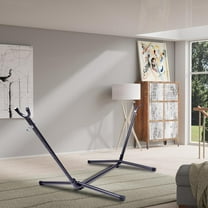 GoDecor 9' Portable Hammock Iron Stand Holder Patio Black