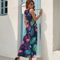thumbnail image 7 of Flamingo Pattern Art Sleeveless Dress Women's Summer Suit Dresses for Women 2025 Luxury Party Dress, 7 of 7
