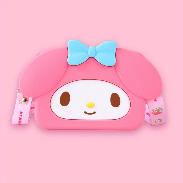 Bolso De Silicona Con Diseño De Sanrio, Bandolera Kawaii Abg, Monedero De Hombro De Dibujos Animados De Nicho, Bolso De Diseño De Hello Kitty My Melody Kuromi Cinnamoroll