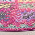 thumbnail image 3 of SAFAVIEH Monaco Sally Geometric Area Rug, Fuchsia/Multi, 6'7" x 6'7" Round, 3 of 5
