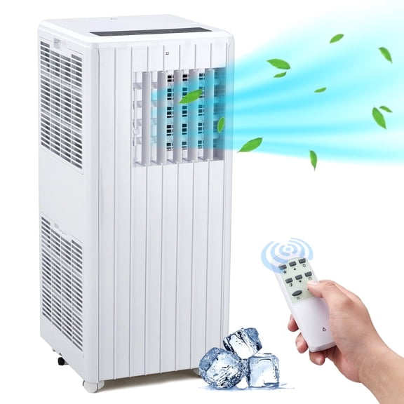 Goldensoil Portable Air Conditioner, 8000 BTU, 350 sq ft, White