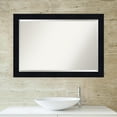 thumbnail image 5 of Amanti Art Shiplap Rectangular Beveled Bathroom Vanity Mirror, 5 of 5