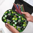 thumbnail image 7 of Hirioo Soccer1 for Large Grid Mesh Pencil Case with Zipper Stationery Organizer Case, 7 of 7