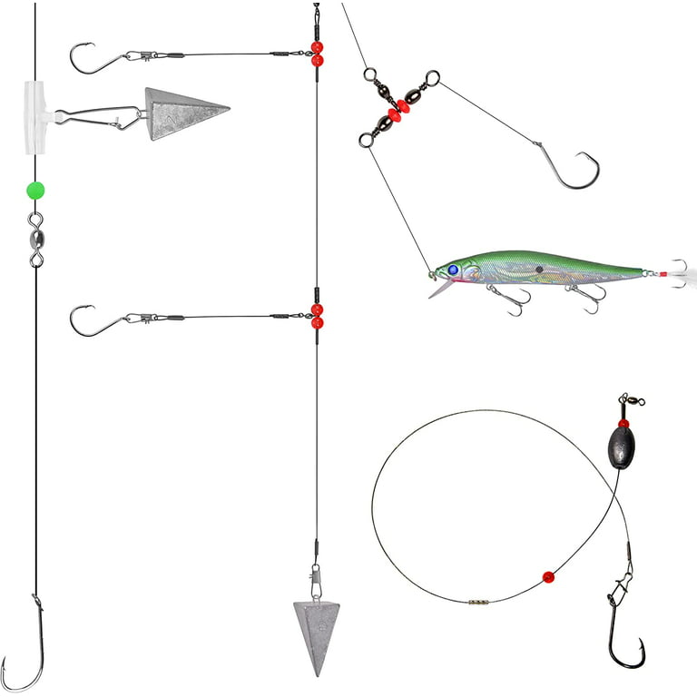 Surf Fishing Starter Kits - Kit with Rigs, Weights, Hooks