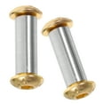 thumbnail image 2 of 2 Pcs Rivets de Coupe-Main Tête Ronde Dorée en Laiton pour Fixation de Poignée, 2 of 8