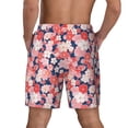 thumbnail image 3 of Kdxio Japanese Cherry Blossoms Print Men'S Swim Trunks With Compression Liner 7 Inch Inseam Quick Dry Swim Shorts, 3 of 7