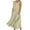 Yellow, variant on Summer Fashion Maxi Beach Dresses for Womens 2025 Sleeveless And Linen Round Neck Printed Long Dress