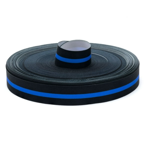 Country Brook Design® 7/8 inch Thin Blue Line Grosgrain Ribbon, 10 Yards