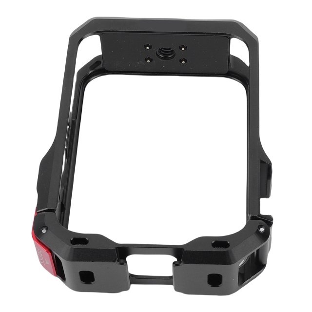 Funda Jaula Para Cámara Apta Para Cámara Panorámica Osmo 360 Funda Protectora Con Tapa De Lente De Silicona Marco Protector Puerto De Tornillo 1/4 Negro