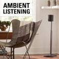 thumbnail image 4 of Sanus WSSA2 Adjustable Height Wireless Speaker Stands for Sonos ONE, PLAY:1, and PLAY:3 - Pair (Black), 4 of 4