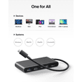 thumbnail image 7 of Belkin USB C Hub, 5-Port Hub w/ 4K HDMI Display @ 60Hz, 100W Power Delivery, Fast Data Transfer 5Gbps, USB C Multiport Adapter for MacBook, iPad Pro, Chromebook, & More - Upgraded HDMI 2.0, 7 of 7