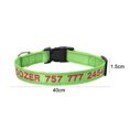 thumbnail image 2 of Collar de identificación de perro personalizado personalizado, collar de teléfono con nombre de mascota bordado MFZFUKR CPB-US-XAH127-3, 2 of 5