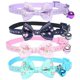 thumbnail image 1 of 4 piezas para gatos Collar Floral para Gatos con Liberación de Seguridad con Campana Collar para Gatos Collar Ajustable para Gatos con Pajarita, 1 of 5