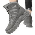 thumbnail image 3 of Dsscvnef Bottes de Neige pour Hommes Chaussures d'Hiver Isolées Thermiquement Bottes de Randonnée pour Confort par Temps Froid, 3 of 8