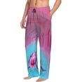 thumbnail image 6 of Pofeuu Pink Shark Pool Fantasy Print Men's Pajama Pants, Soft Lounge Pajama Pants with big pockets for Men Plaid Pj Bottoms-Large, 6 of 6