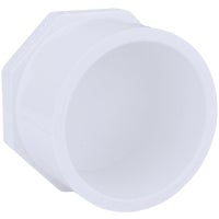 Charlotte Pipe & Found PVC 02118 1800 Pipe Fitting, Plug, Schedule 40, 2"