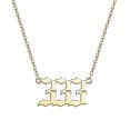 thumbnail image 1 of Collier Chiffre Ange Argent/or en Acier Inoxydable Numérologie Bijoux, 1 of 1
