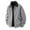 Gray, variant on Mens Cargo Jackets with Pockets Long Sleeve Collared Coats Solid Zip up Jackets Dressy Winter Outerwear