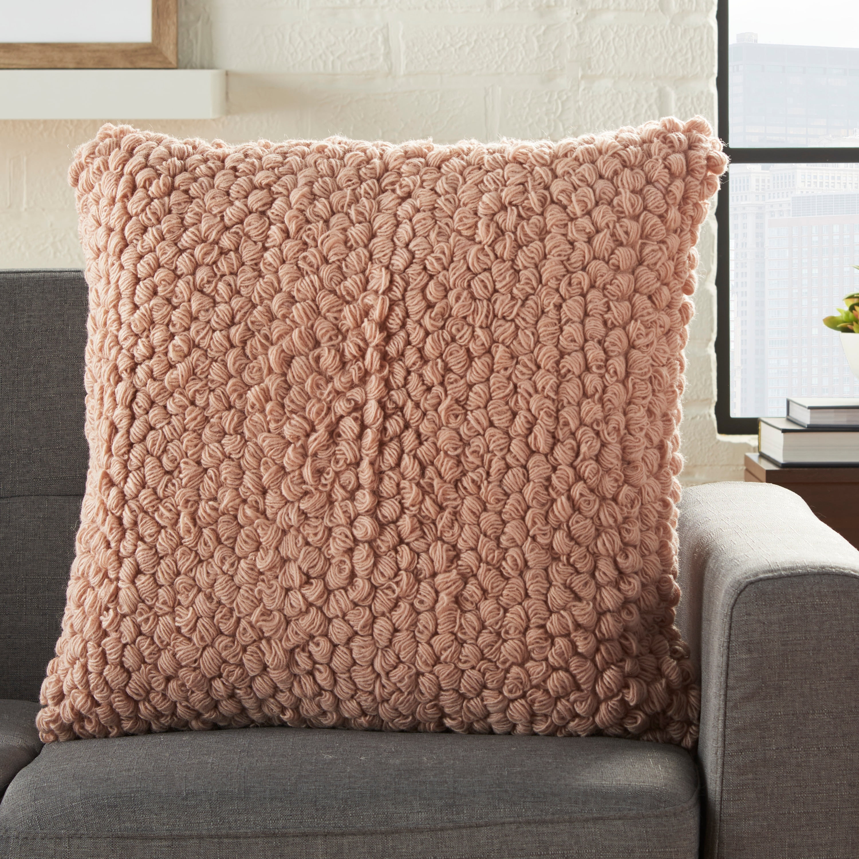 Nourison Life Styles Blush Decorative Throw Pillow , 20