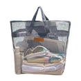 thumbnail image 2 of LOWLHOME Large Mesh Holiday Handbag, 17×13 ×14" Beach Tote Bag for Women, Casual Shoulder Bags for Travel Swimming, 2 of 4