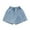 Blue, variant on QTBIUQ Girls High Waist Denim Skorts A-Line Stretch Skirt Shorts for Play & School Outfits 6-16 Years