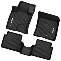 RVNI Floor Mats for 2022 2023 2024 Ford Maverick Black TPE All-Weather Guard Floor Liner