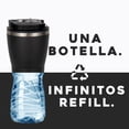 thumbnail image 3 of Vaso Térmico Buffer Flask Negro de Acero Inoxidable con Tapa Anti Derrame y Popote, 3 of 8