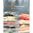 thumbnail image 5 of 30 Reusable Vacuum Sealer Bags for Food, 10 x 11 inch Food Storage Durable Airtight Bags, Freezer Safe, Microwave & Dishwasher, Leak-Proof, Compatible with Most Sealers, 5 of 5