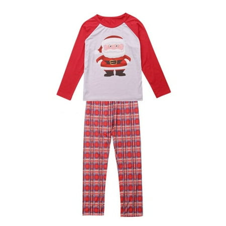 

Viworld Family Santa Claus XMAS Matching Outfits Adult Women Kids Baby Christmas Pyjamas Nightwear Pajamas PJS Set
