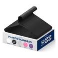 thumbnail image 1 of Ganchos de Plastico Premium SereneLife, Antideslizantes, Ahorradores de Espacio, Duraderos y Resistentes, para Camisas, Suéteres, Sudaderas, Abrigos, Pantalones y Vestidos, Negro, Pack 50, 1 of 7