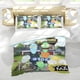 thumbnail image 5 of Opuestos Solares Conjunto de sábanas temático, trío de piezas, cómodo y amigable con la piel, diseño único, regalo de decoración para el hogar para familiares, amigos y fans,173cm *218cm, 5 of 6