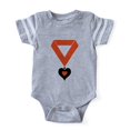 thumbnail image 1 of CafePress - Heart Royal Medallion - Cute Infant Baby Football Bodysuit, 1 of 1