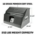 thumbnail image 3 of Powerbuilt 26 Inch Rapid Box Portable Slant Front Power Tool Grey Locker Box - 941805E, 3 of 7