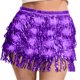 thumbnail image 3 of Cadena de cintura para danza del vientre para mujer con cuatro lentejuelas luminosas y borlas, bufanda para falda, bufanda LED de rendimiento, blusa para mujer, 3 of 5