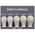 thumbnail image 3 of Canvas Wigs Mannequin Head for Making/Drying/Styling Wigs 24inch, 3 of 9