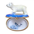 thumbnail image 3 of Polar Bear Fish Limoges Box for Collectors, Hand-Painted Limoges Box Porcelain Figurine, 3 of 4