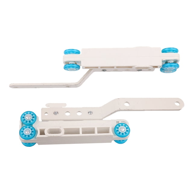 2Pcs Curtain Rod Slide Wheels Curtain Carrier Rod Slides Curtain Rods Finials Window Curtain Accessories