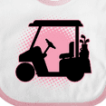 thumbnail image 4 of Inktastic Golfing Girls Golf Cart Girls Baby Bib, 4 of 4