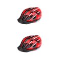 thumbnail image 2 of ZheElen Bike Helmet Taillight Riding Hat Male Rechargeable Safety Adjustable Protective Rear Light for Motorcycles Red Black 2Set, 2 of 6