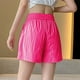 thumbnail image 4 of mfyjkho Pantalones De Verano Para Mujer, Finos, Informales Y Cómodos, De Seda Helada, Con Bolsillos Laterales, Perneras Anchas, Cintura Elástica Y Cordón Ajustable. Xxl, 4 of 4