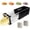 Black, variant on CJC Electirc Potato Chips Cutter French Fry Cutter, Stainless Steel Vegetable Fruit Chopper with 2 Replacement Blades 1/2-Inch 3/8-Inch, Silver