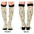 thumbnail image 4 of FORMRS Womens Knee High Socks Casual Long Thick Travel Daily Wear, 2 Pairs, Birds with Strawberries, 4 of 6