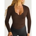 thumbnail image 2 of Haut pour Femmes, Tricot Décontracté en Tissu Extensible Doux, Hauts Décontractés pour Femmes, 2 of 5