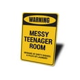 thumbnail image 4 of Messy Teenager Novelty Sign, Metal Wall Decor - 10x14 inches, 4 of 4