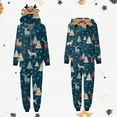 thumbnail image 5 of IROINNID Family Christmas Jumpsuit Pajamas Winter Warm Christmas Printed One-Pieces Home Wear Hooded Sleepwear Mom Jumpsuit, 5 of 6